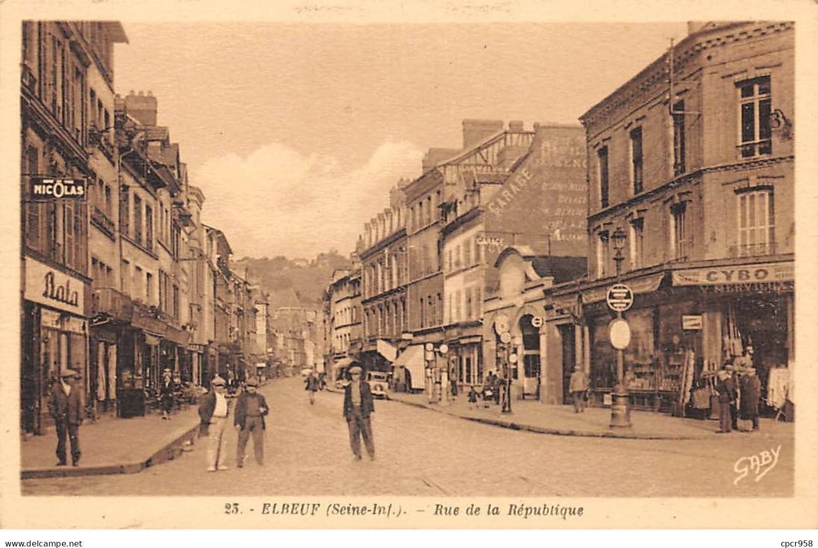 76 - ELBEUF - SAN46735 - Rue De La République - Elbeuf