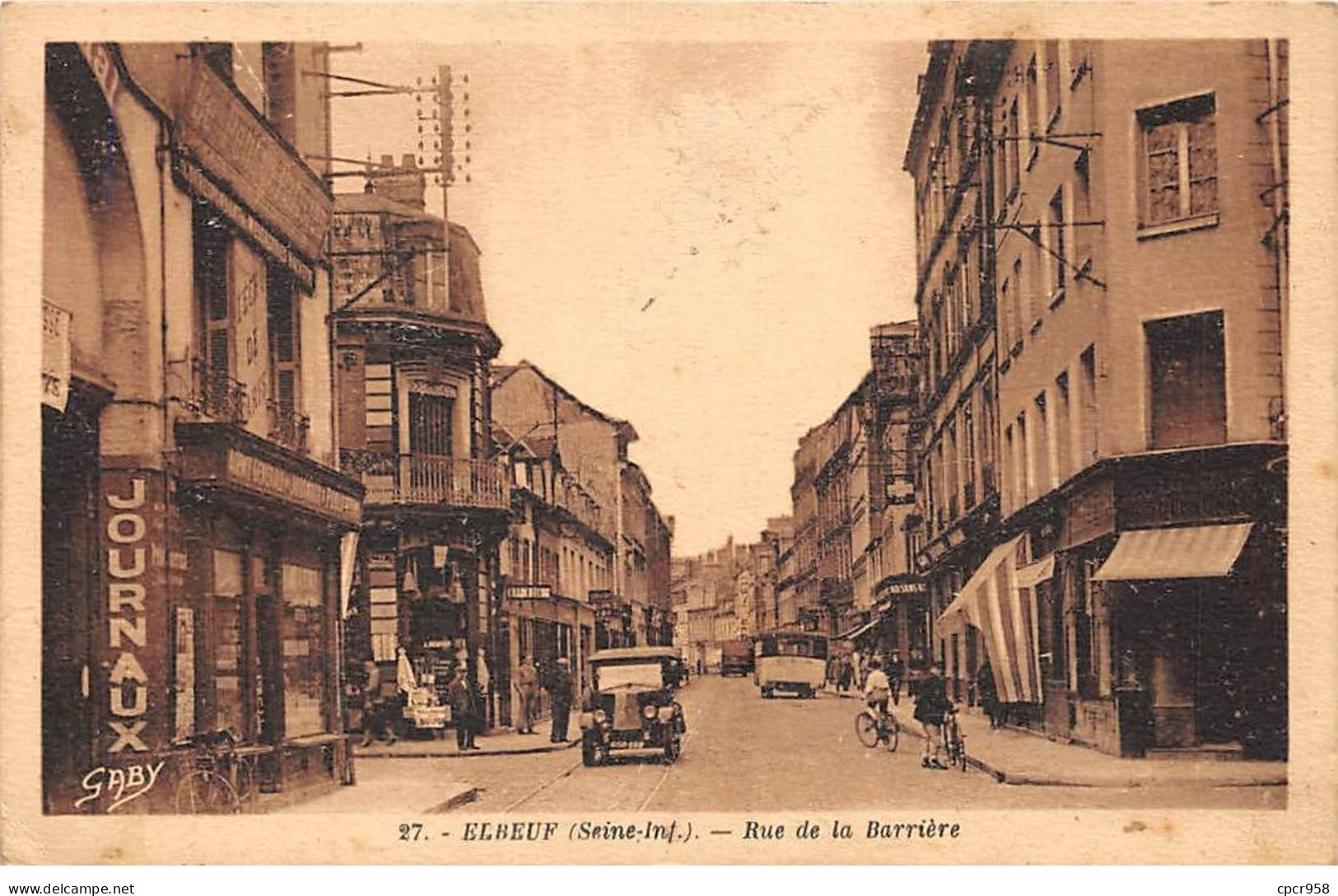 76 - ELBEUF - SAN46736 - Rue De La Barrière - Elbeuf