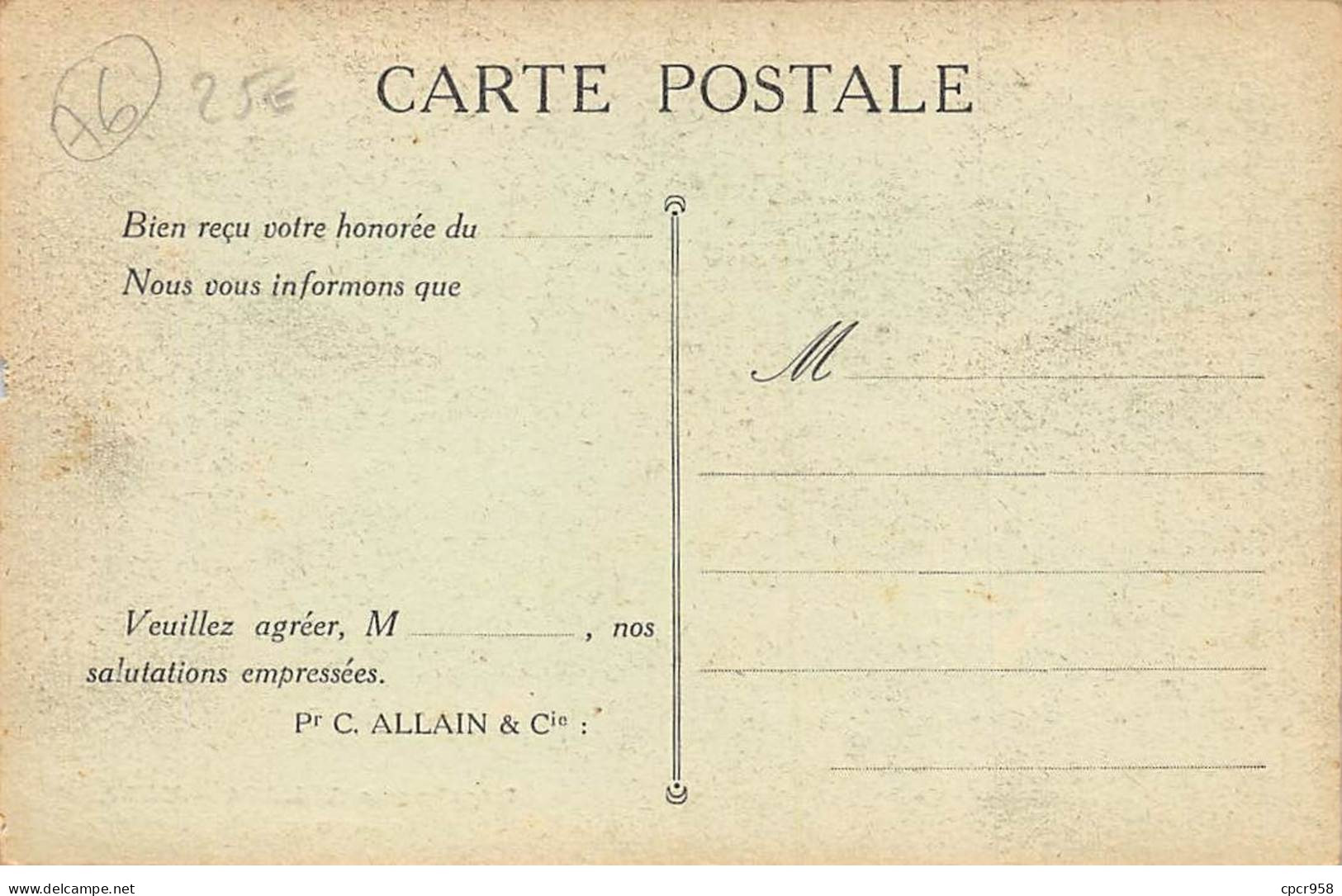 76 - ELBEUF - SAN46743 - Imprimerie Allain - Le Service Des Expéditions - Elbeuf