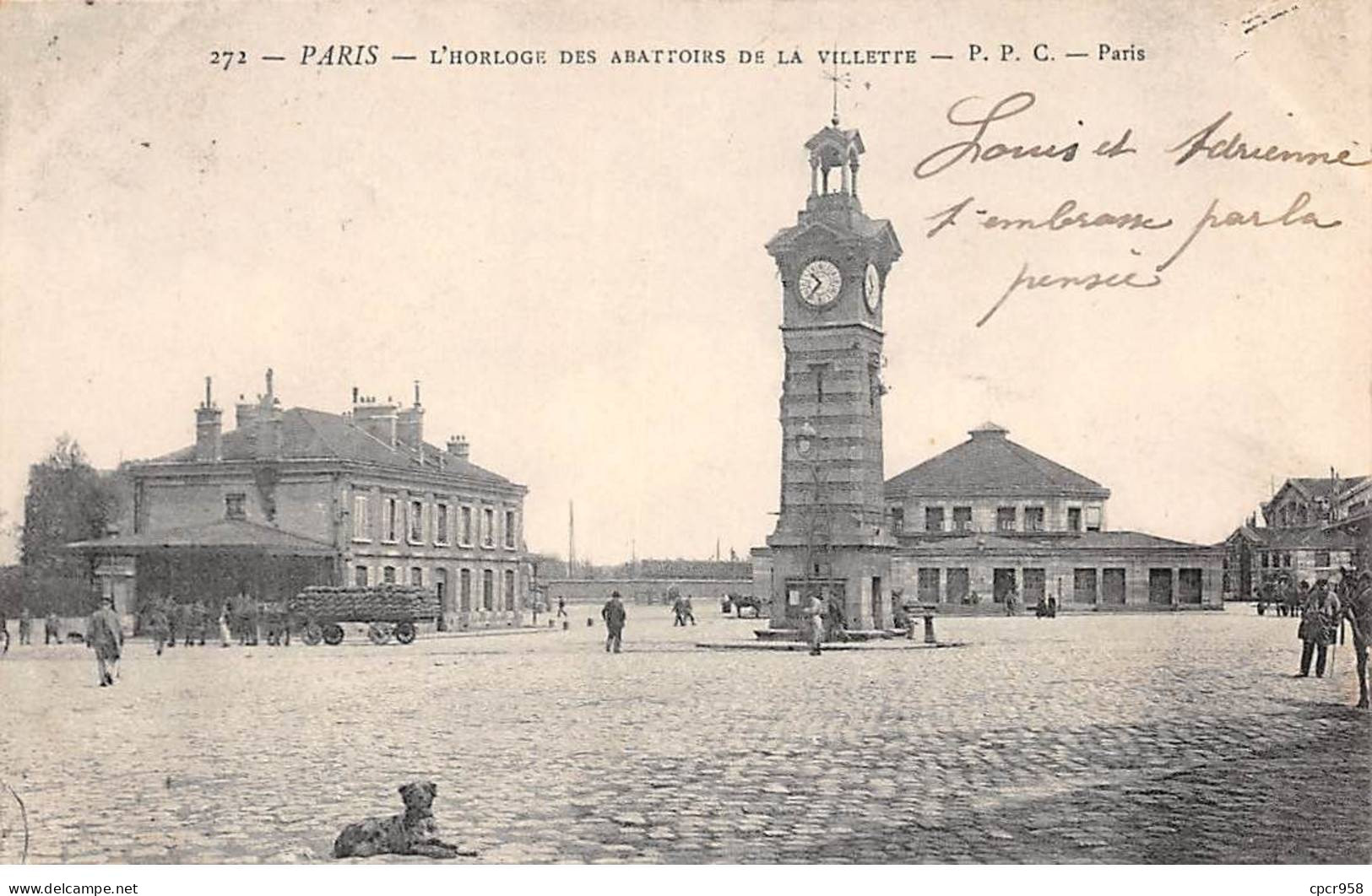 75019 - PARIS - SAN46725 - L'Horloge Des Abattoirs De La Villette - Arrondissement: 19