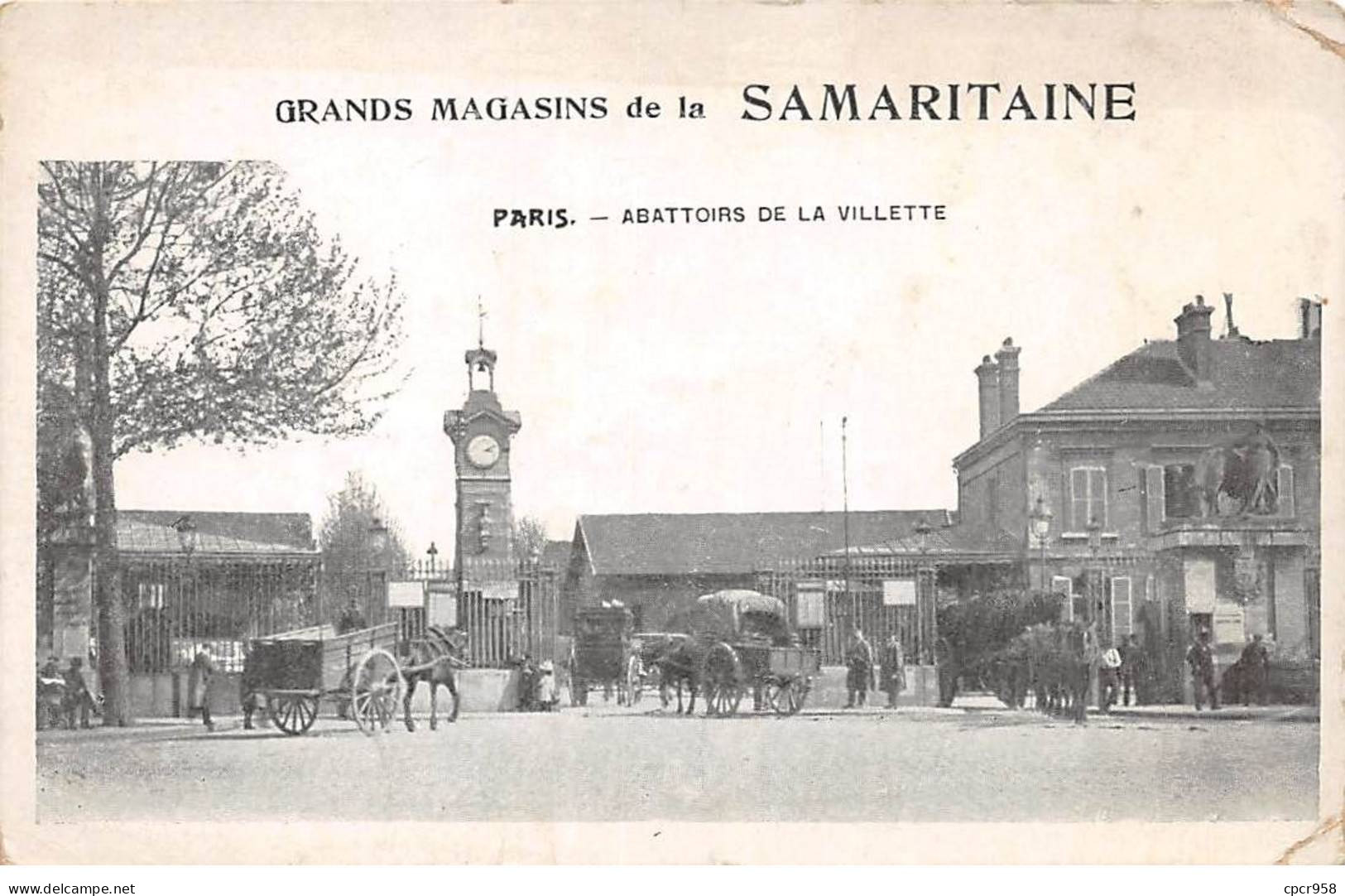 75019 - PARIS - SAN46724 - Grands Magasins De La Samaritaine - Abattoirs De La Villette - Arrondissement: 19