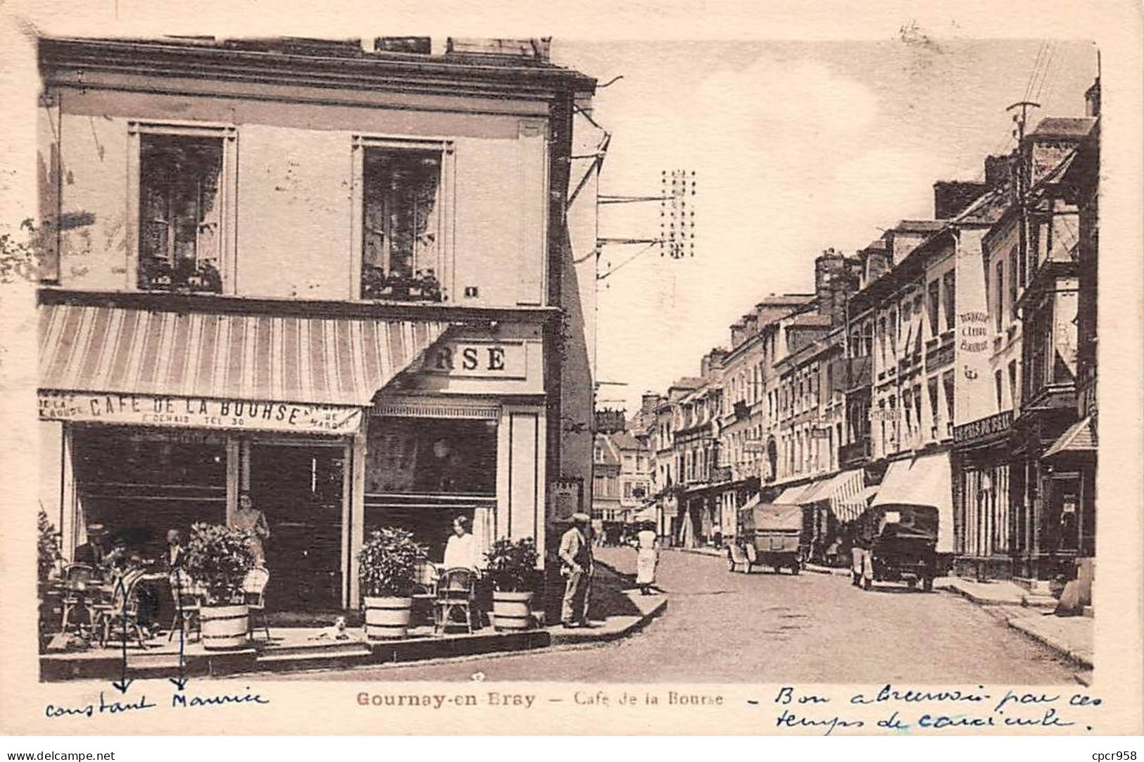 76 - GOURNAY EN BRAY - SAN46776 - Café De La Bourse - Gournay-en-Bray