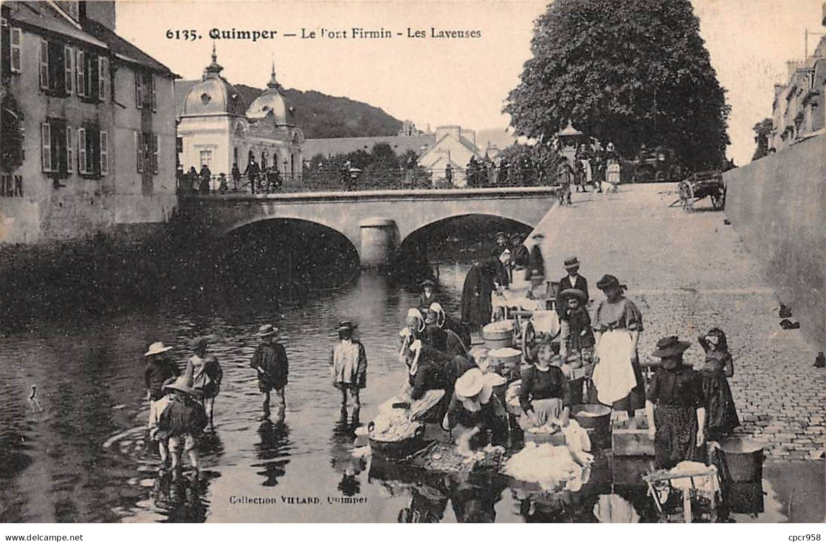 29 - QUIMPER - SAN48817 - Le Pont Firmin - Les Laveuses - Quimper