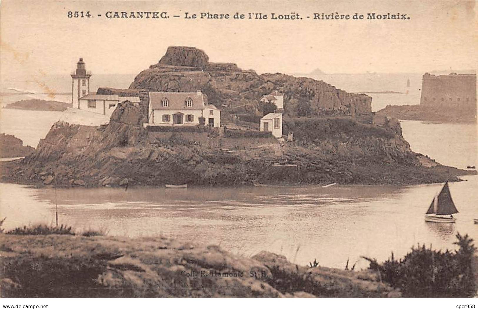 29 - CARANTEC - SAN48850 - Le Phare De L'Ile Louët - Rivière De Morlaix - Carantec