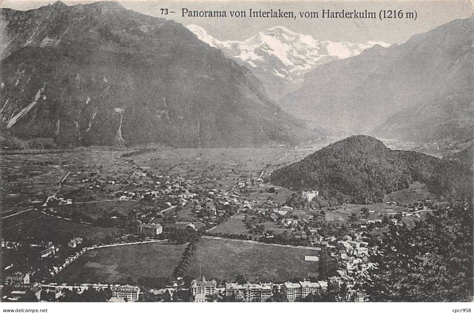 SUISSE - SAN49828 - Panorama Von Interlaken Vom Harderkulm - Andere & Zonder Classificatie