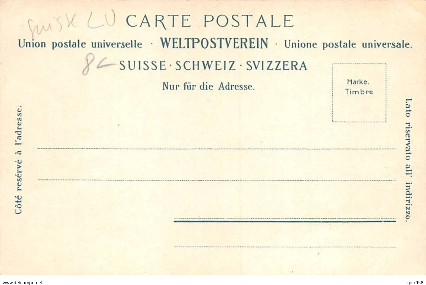 SUISSE - SAN49834 - Luzern U Der Pilatus - Andere & Zonder Classificatie