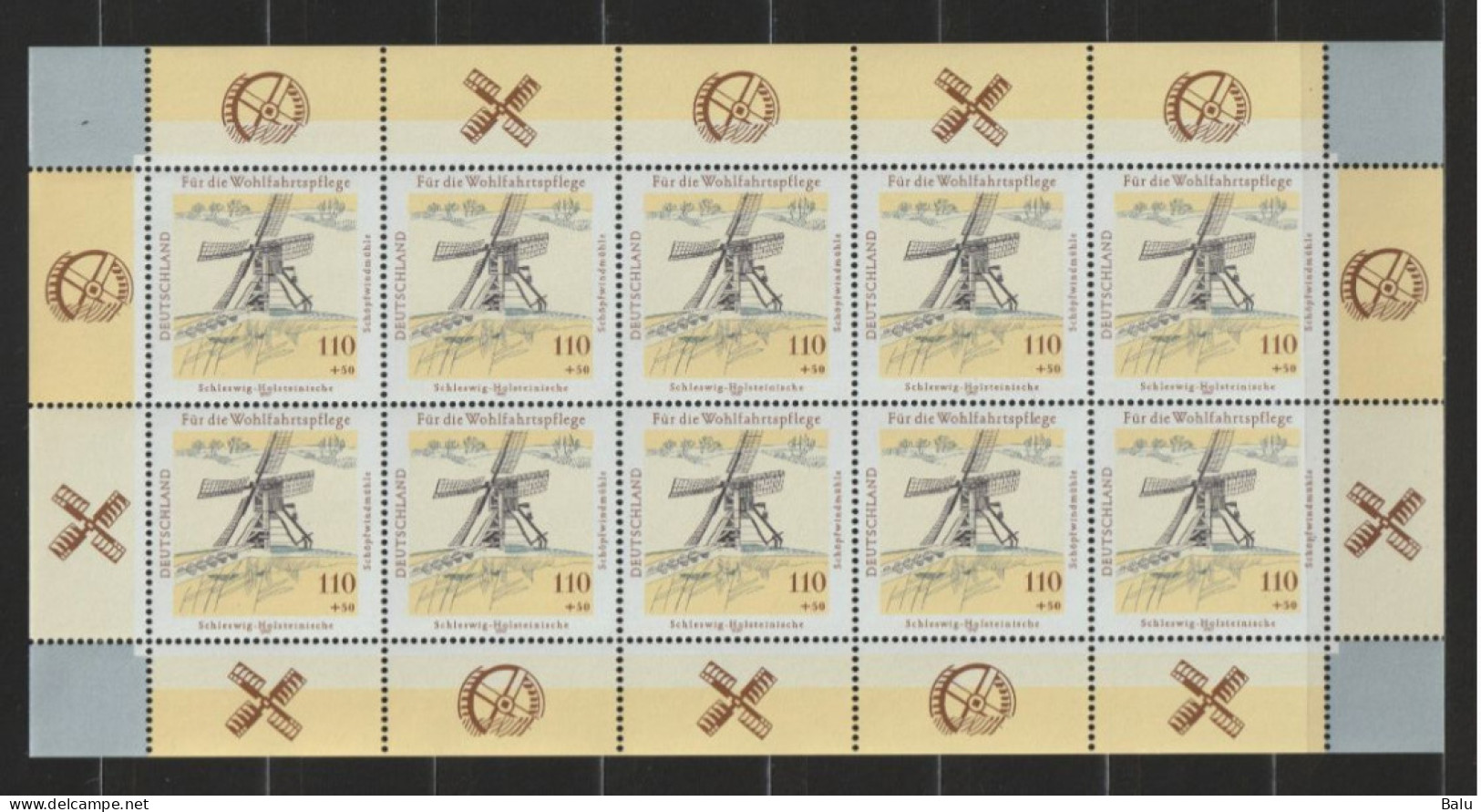 Bund 1997 Michel Nr.n 1948-52 ** KB, Michel 150,-€, Zehnerbogensatz, 6 Scans - Ungebraucht