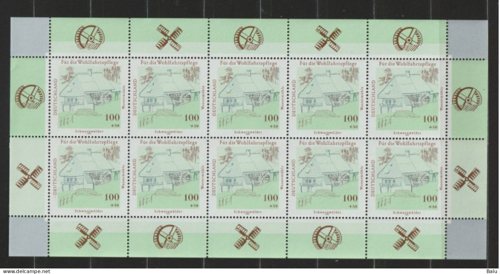 Bund 1997 Michel Nr.n 1948-52 ** KB, Michel 150,-€, Zehnerbogensatz, 6 Scans - Ungebraucht