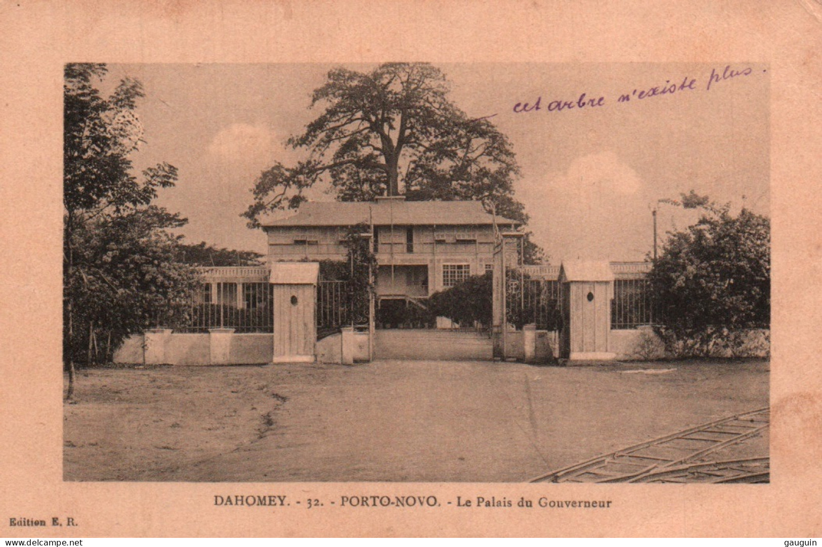 CPA - DAHOMEY - PORTO-NOVO - Palais Du Gouverneur - Edition E.R - Dahomey