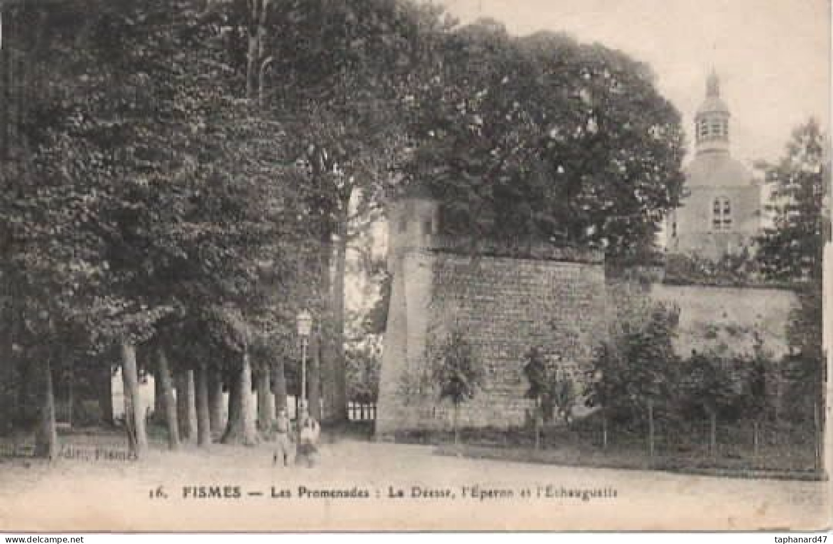 . 51 . FISMES . Les Promenades : La Déesse, L'Éperon Et L'Échauguette . - Fismes