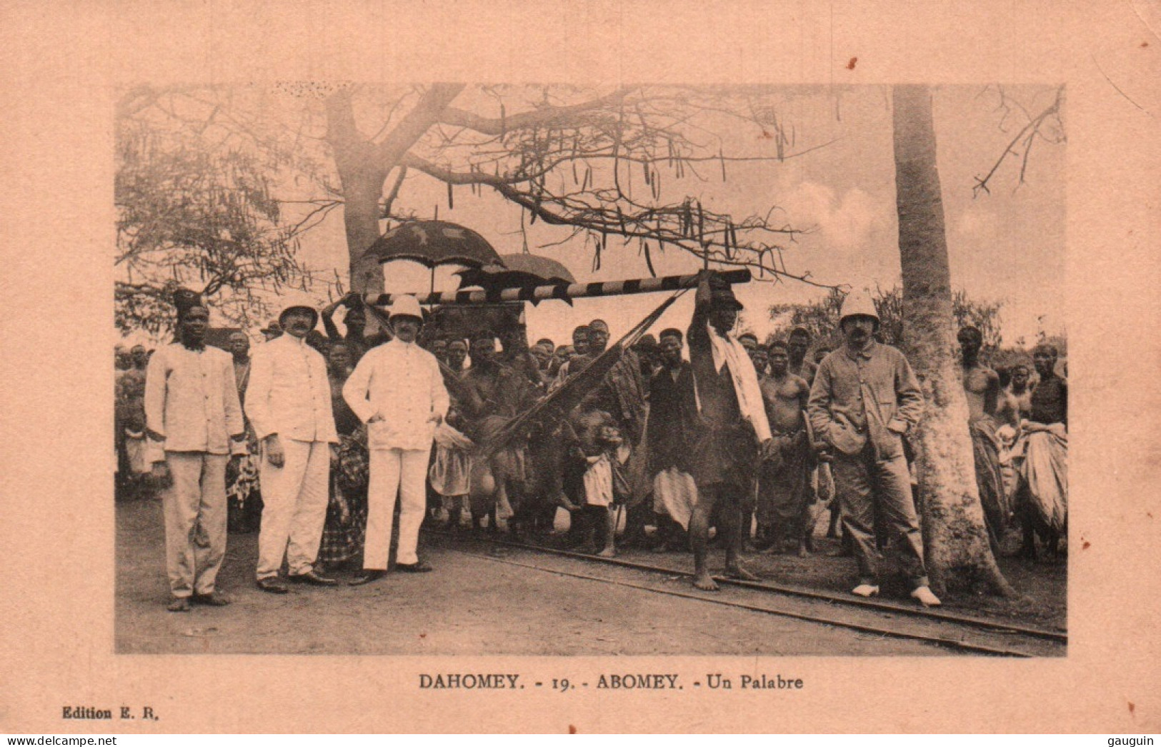 CPA - DAHOMEY - ABOMEY - Un Palabre - Edition E.R - Dahome