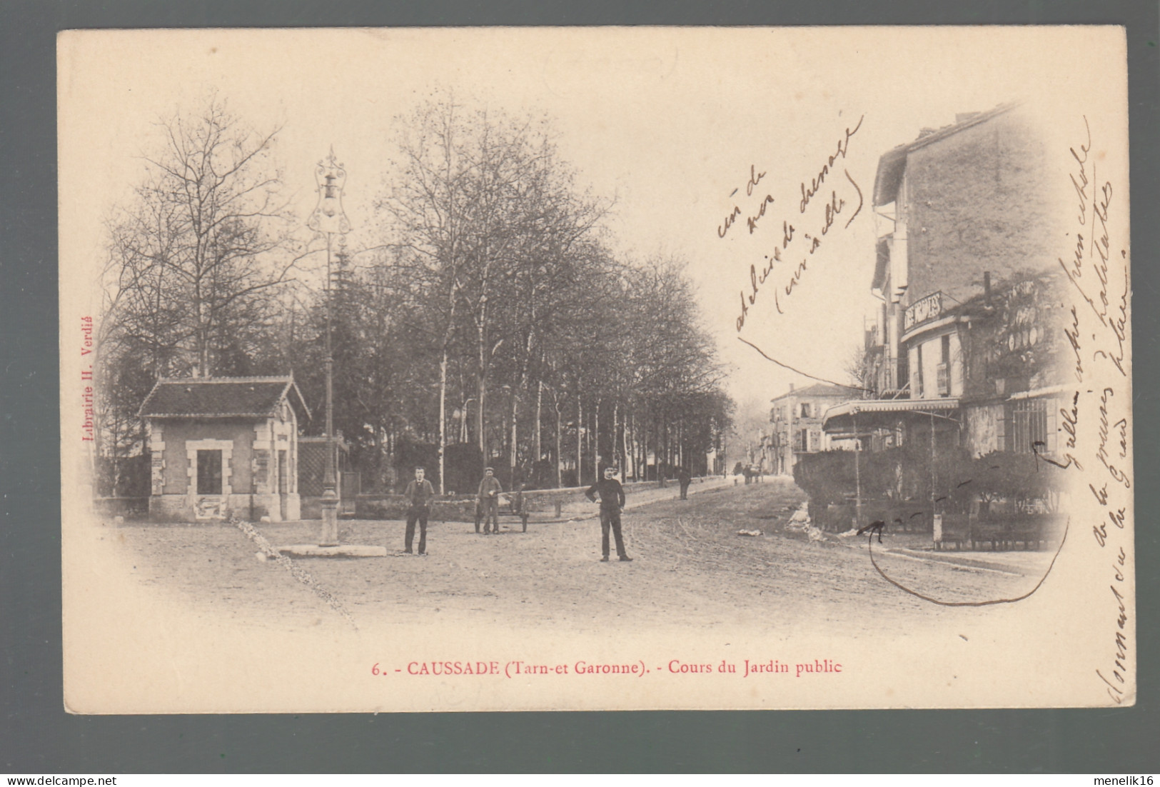 CP - 82 - Caussade - Cours Du Jardin Public - Caussade