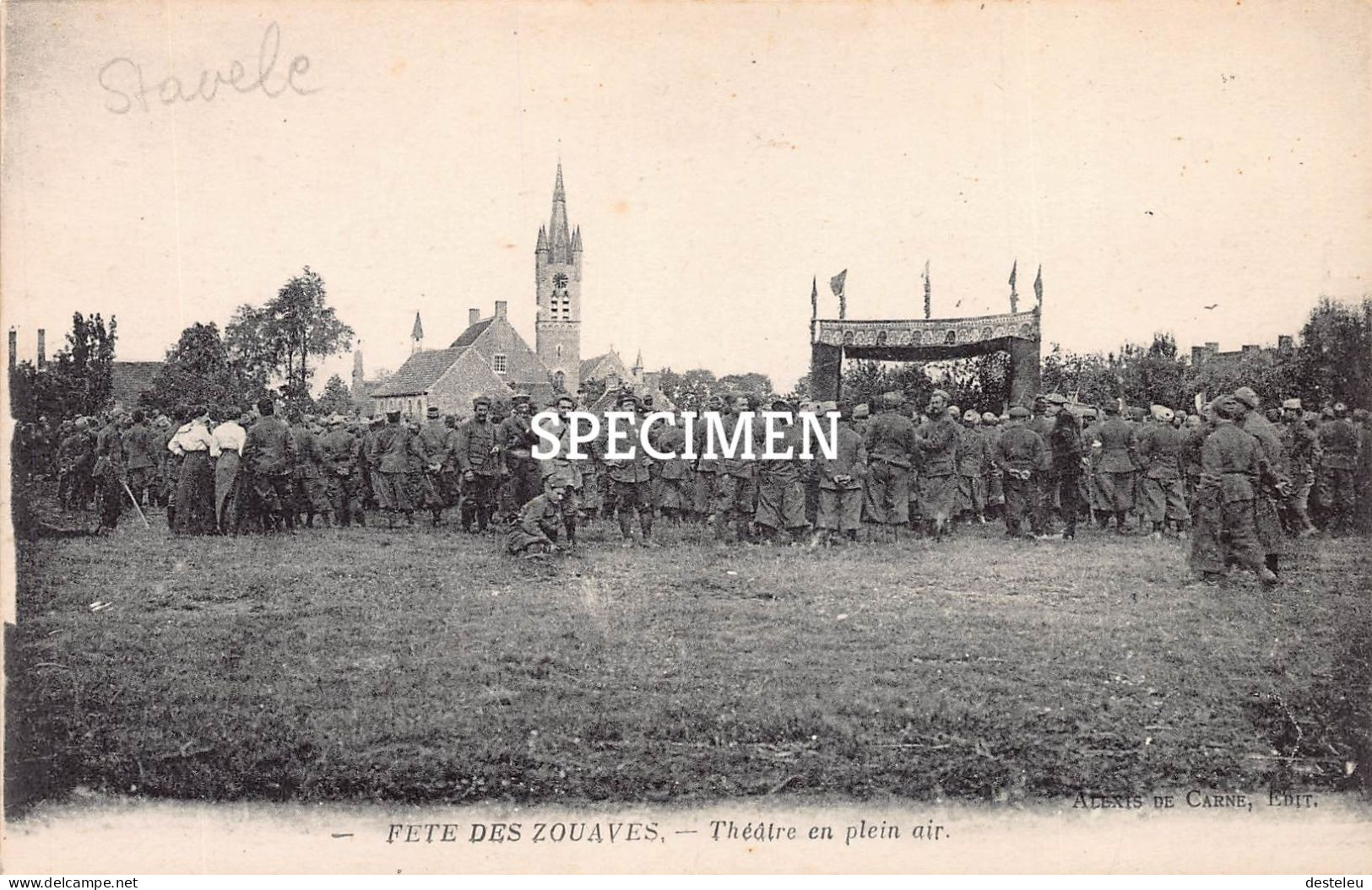 Fête De Zouaves - Théatre En Plein Air - Stavele - Alveringem