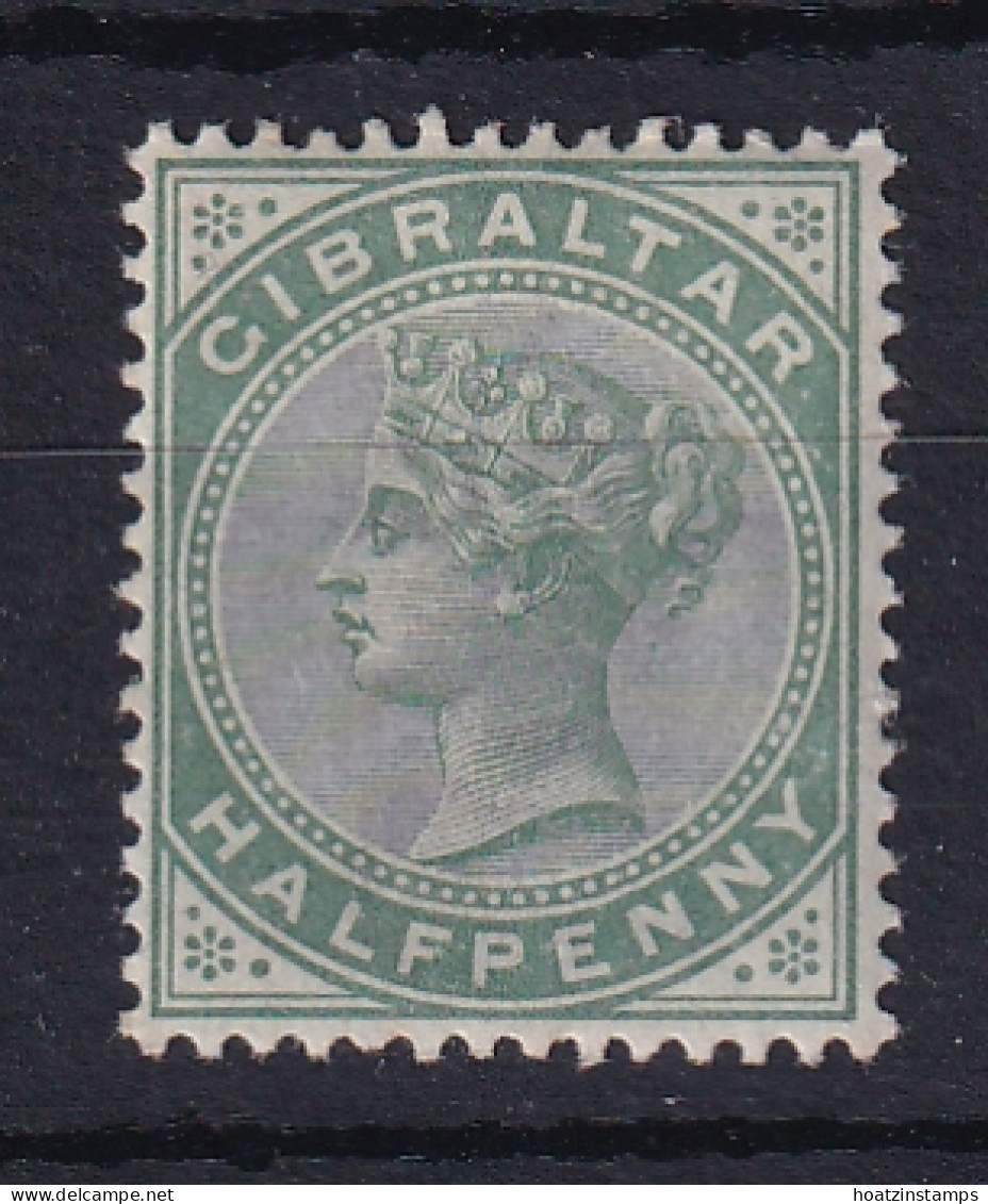 Gibraltar: 1898   QV     SG39    ½d Grey-green     MH - Gibraltar