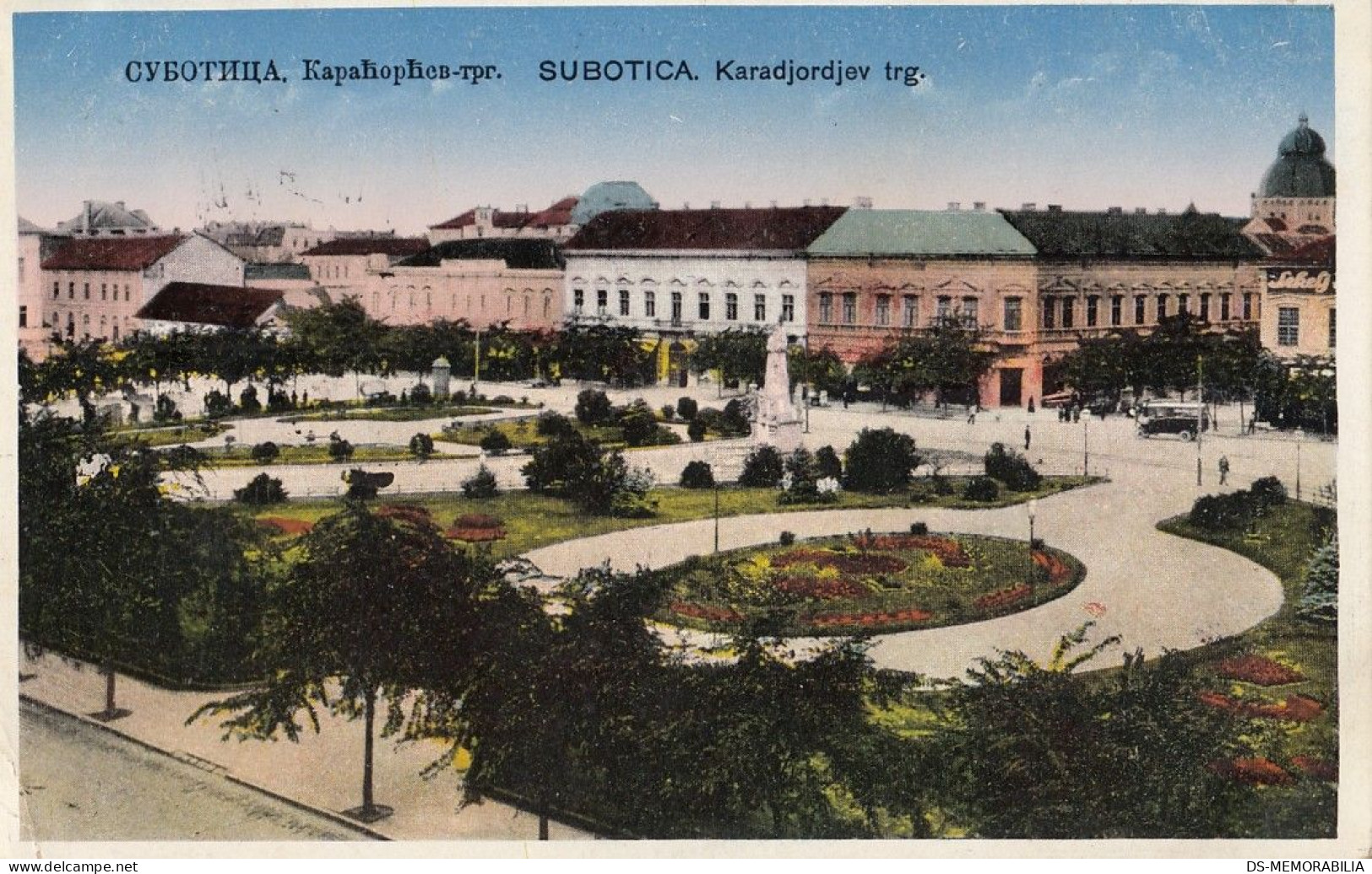 Subotica - Karadjordjev Trg 1931 - Servië