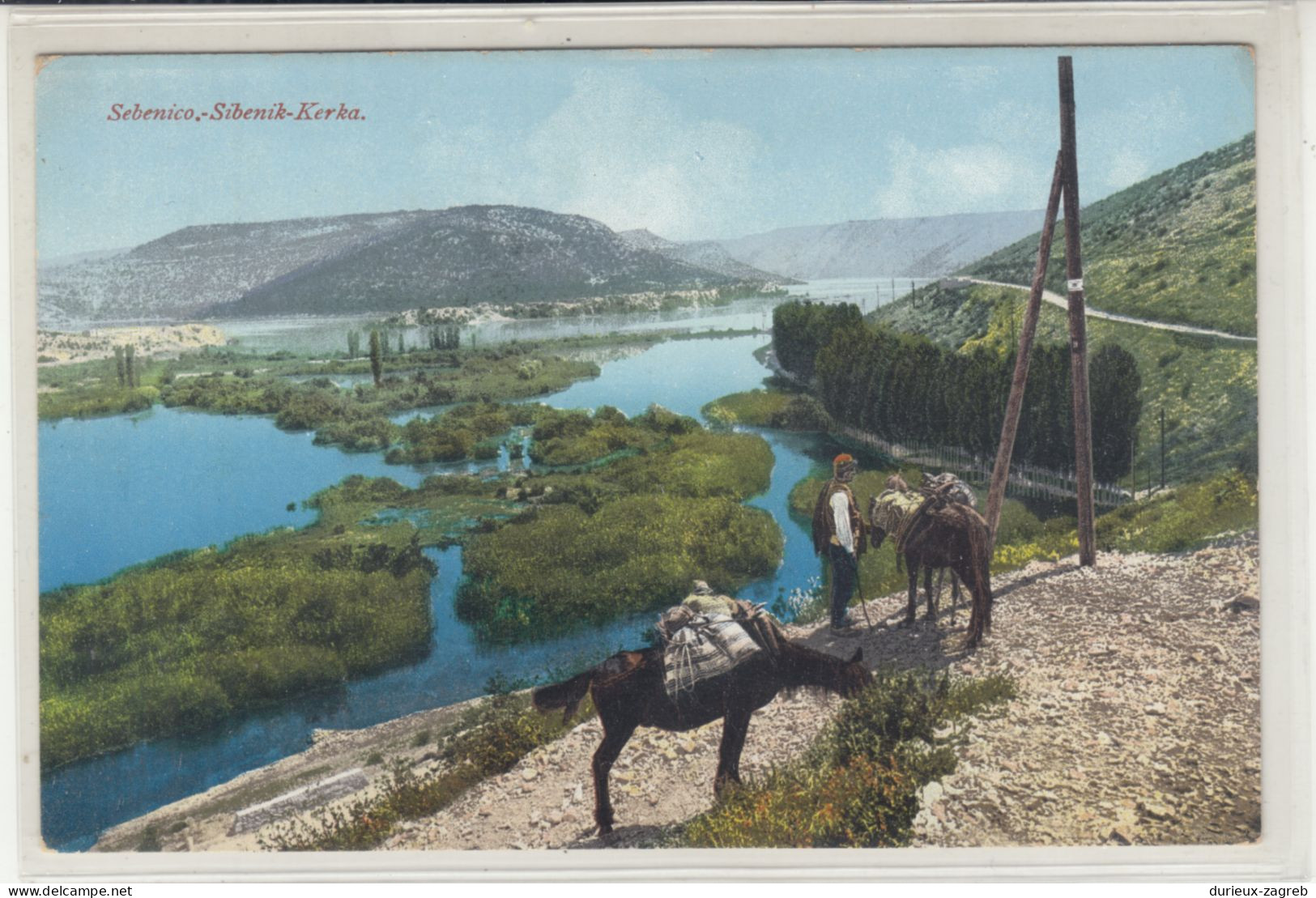 Sebenico - Šibenik - Krka Old Postcard (Purger & Co.) Not Posted MS200720* - Croatie