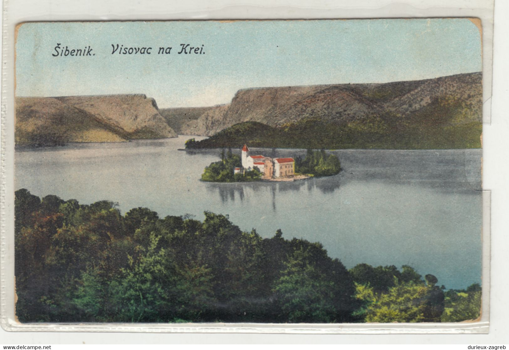 Šibenik - Visovac Na  Krki Old Postcard (Ante Bogič, Šibenik) Not Posted MS200720* - Kroatien