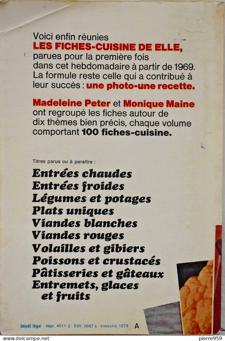 100 Fiches-cuisine De ELLE - Entrées Froides - Gastronomia