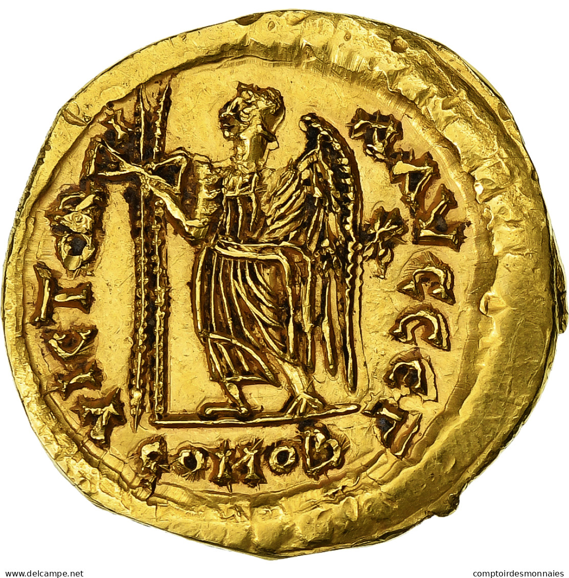 Anastase Ier, Solidus, 498-518, Constantinople, Or, SUP+, Sear:3 - Bizantinas