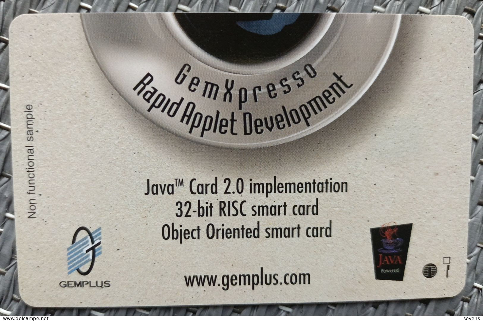 Gemplus GemXpresso Chip Card, Sample, Buy Your Kit Now - Unclassified