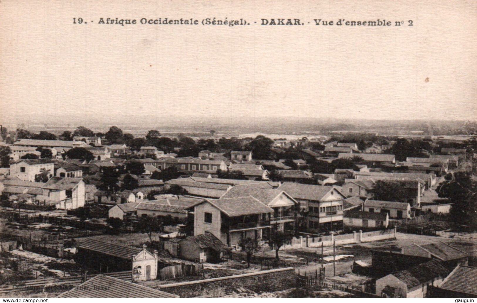 CPA - DAKAR - Vue D'ensemble N°2 - Edition Fortier - Sénégal