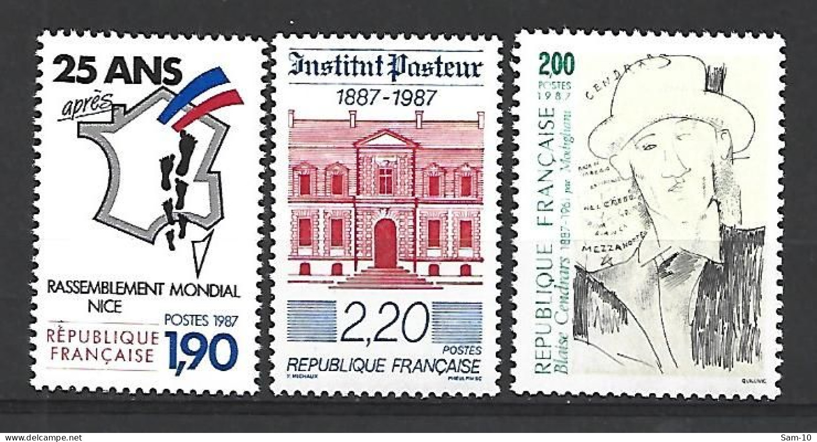 Timbre De France Neuf ** N 2481 + 2496 / 2497 - Unused Stamps