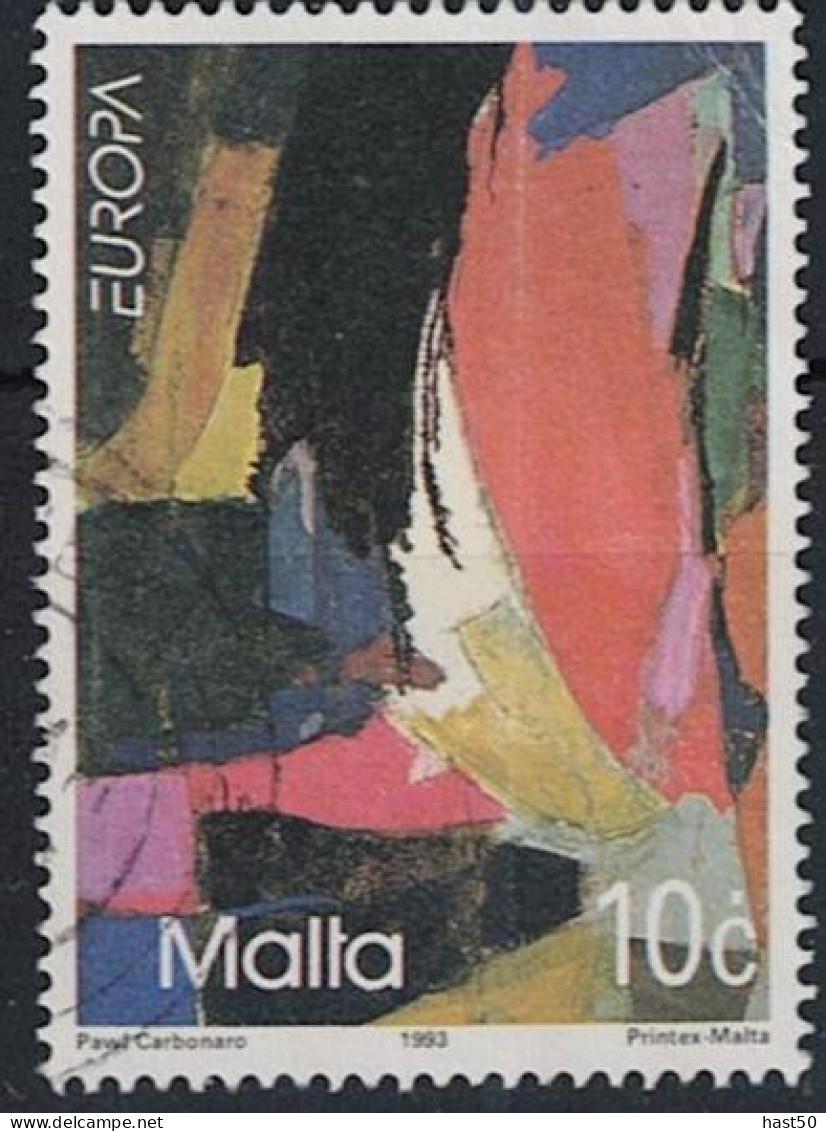 Malta - Europa; Gemälde Von Pawl Carbonaro (MiNr: 904) 1993 - Gest Used Obl - Malte