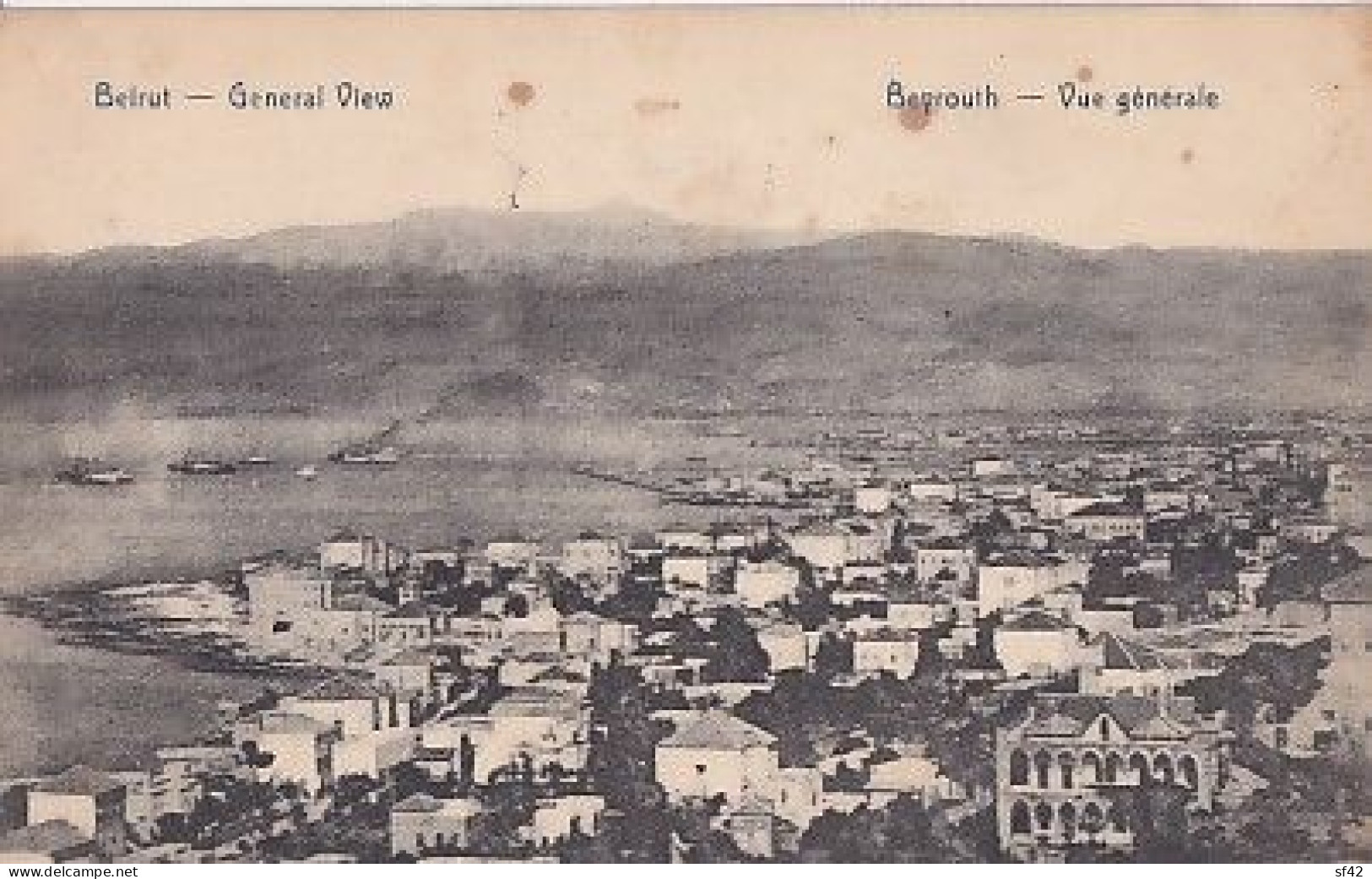 BEYROUTH                VUE GENERALE - Libano