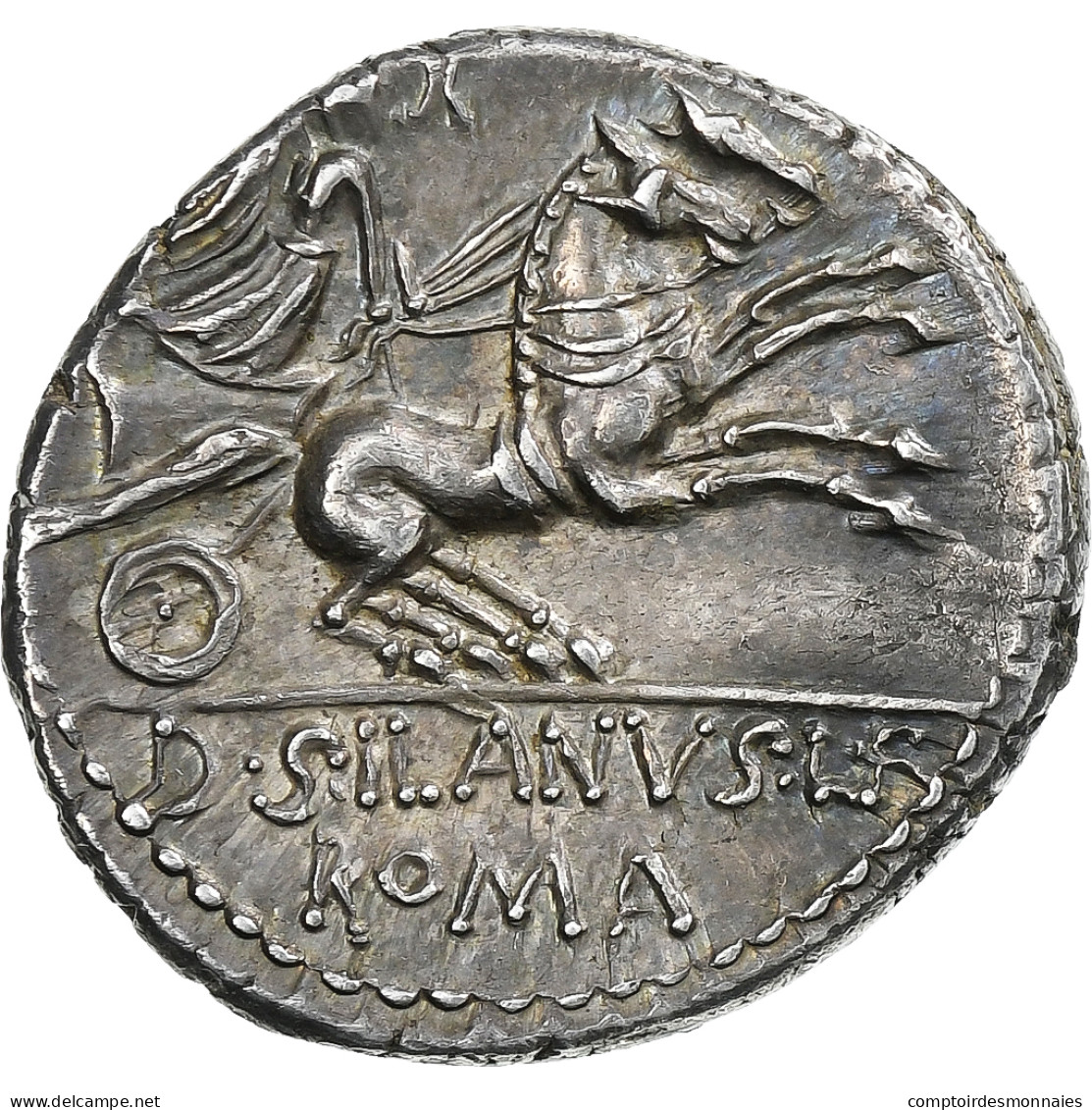 Junia, Denier, 91 BC, Rome, Argent, SUP, Crawford:337/3 - Röm. Republik (-280 / -27)