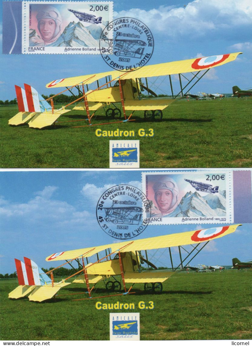 Carte Maxi  2005 : CAUDRON G 3 ( Lot De 2 Cartes) - 2000-2009