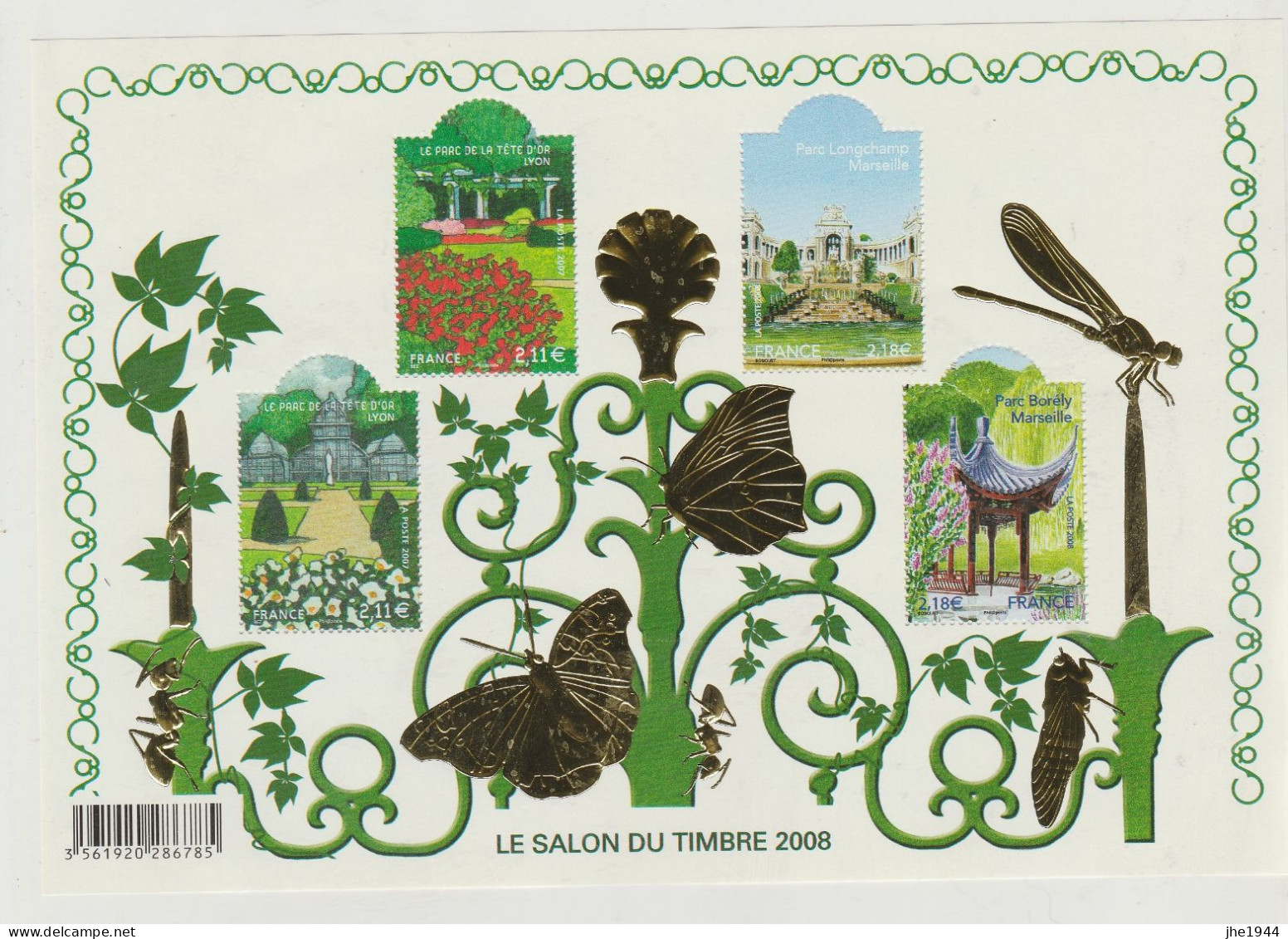 France Bloc N° 120 Salon Du Timbre 2008 - Mint/Hinged