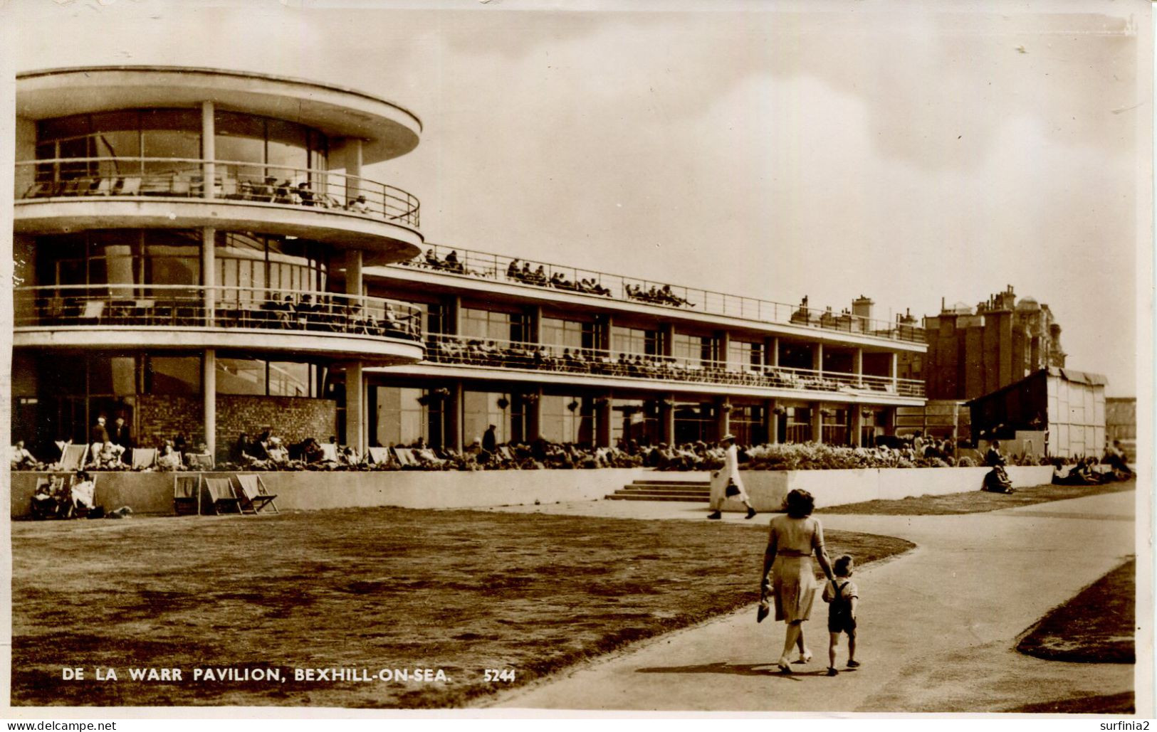 SUSSEX - BEXHILL - DE LA WARR PAVILION RP  Sus1367 - Sonstige & Ohne Zuordnung