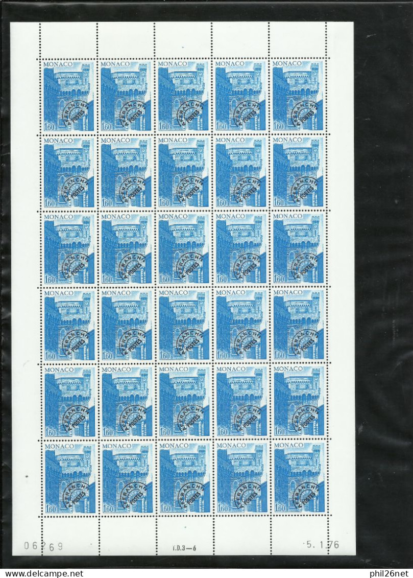 Feuilles Entières Avec Coins Datés Jamais Pliées Des Préoblitérés N° 38 à 41 Tour De L'Horloge  Neufs  * * TB  =  MNH VF - Precancels