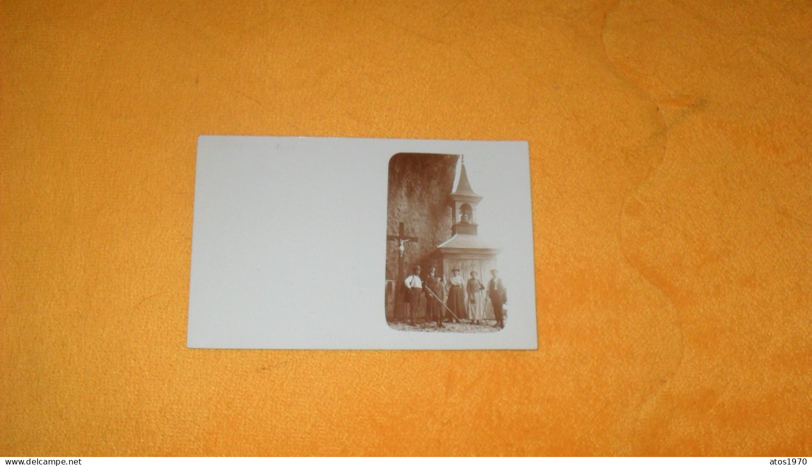 CARTE POSTALE PHOTO ANCIENNE CIRCULEE DE 1914./ CLOCHER DE LA CHAPELLE DE LA GROTTE SAINT MICHEL VOM WILDKIRCHLI .SUISSE - Appenzell