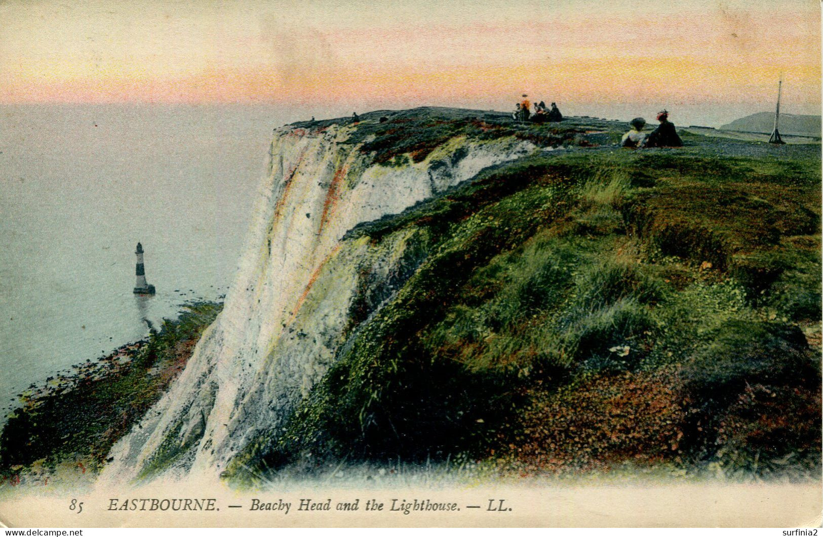 SUSSEX - EASTBOURNE - BEACHY HEAD AND THE LIGHTHOUSE - LL  Sus1369 - Eastbourne