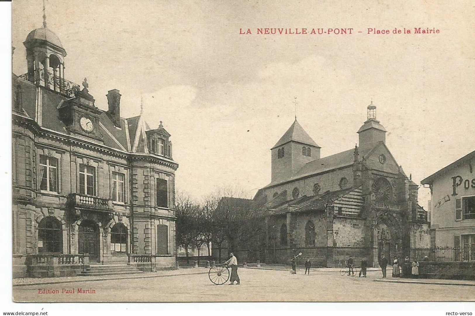 LA NEUVILLE AU PONT. Place De La Mairie - Other & Unclassified