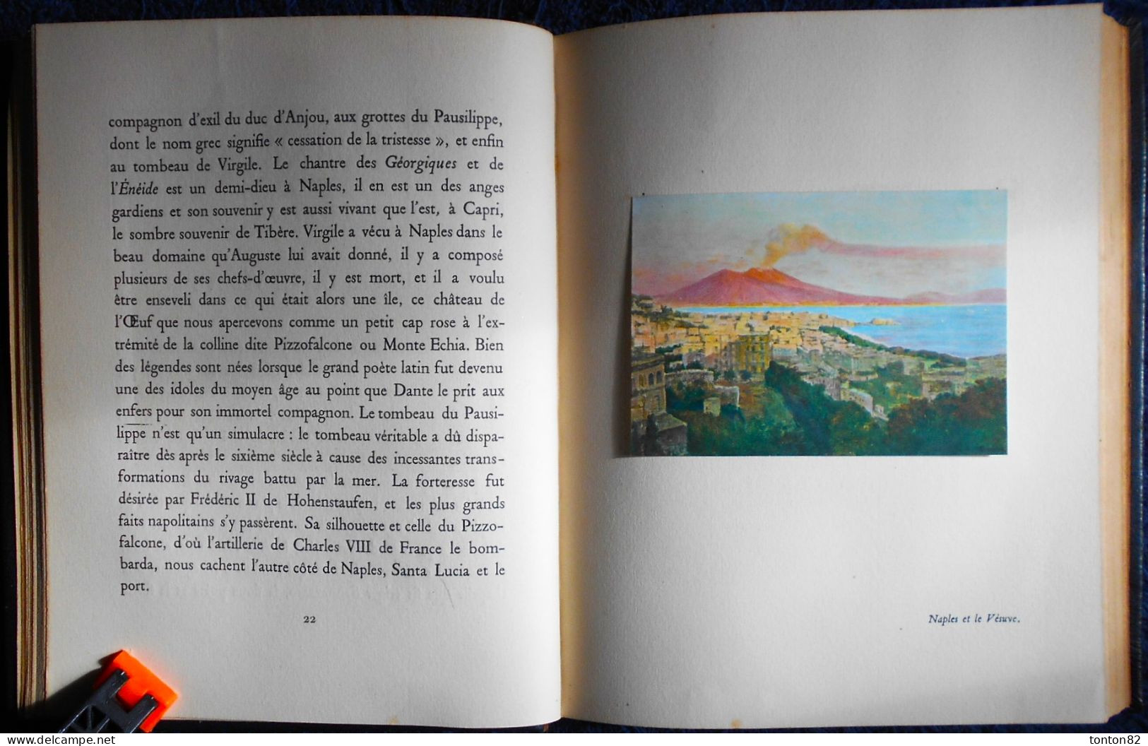 Camille Mauclair & J.F. Bouchoir - NAPLES et son GOLFE - Henri Laurens, Éditeur - ( 1928 ) . Belles illustrations .