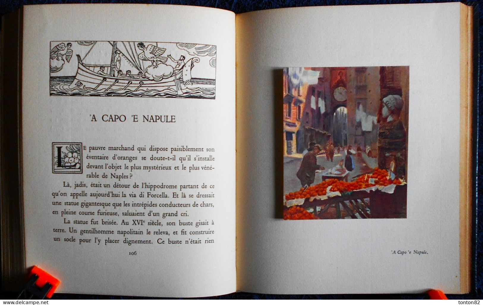 Camille Mauclair & J.F. Bouchoir - NAPLES et son GOLFE - Henri Laurens, Éditeur - ( 1928 ) . Belles illustrations .
