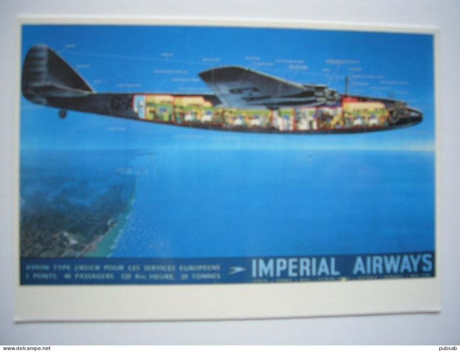 Avion / Airplane / IMPERIAL AIRWAYS /Armstrong Whitworth A.W. Ensign - 1919-1938: Entre Guerras