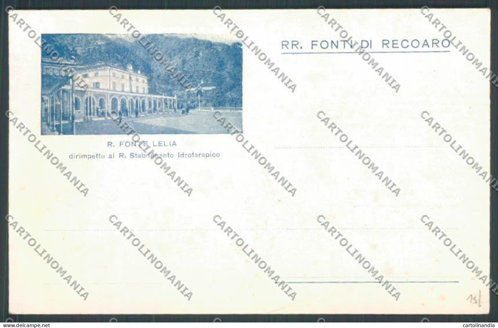 Vicenza Recoaro Terme Pubblicitaria Cartolina ZB7716 - Vicenza