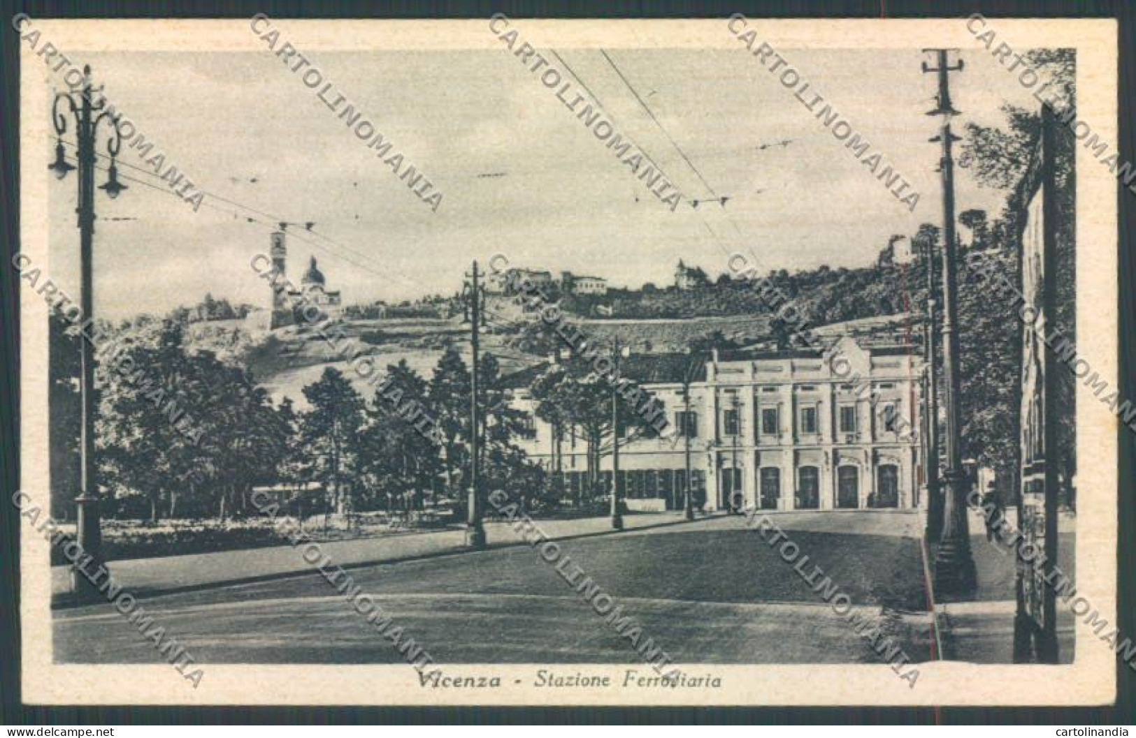 Vicenza Città Stazione Ferroviaria Cartolina ZB7620 - Vicenza