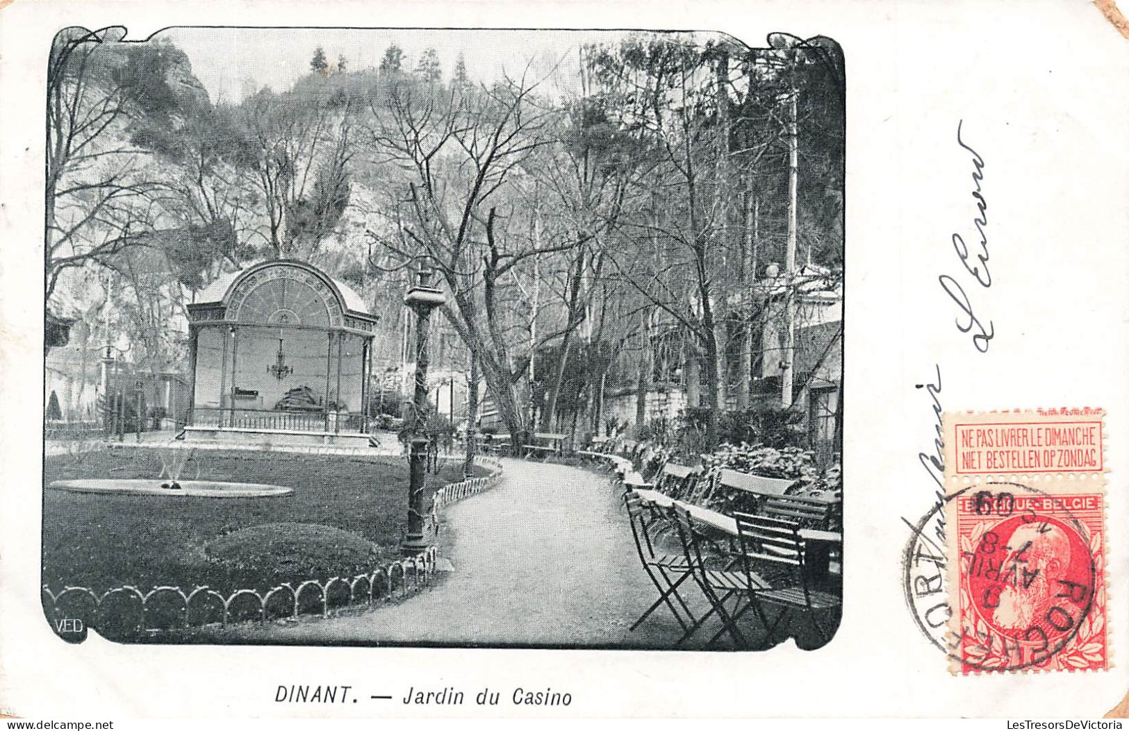 BEGLIQUE - Dinant - Vue Sur Le Jardin Du Casino - Vue Générale - Carte Postale Ancienne - Dinant