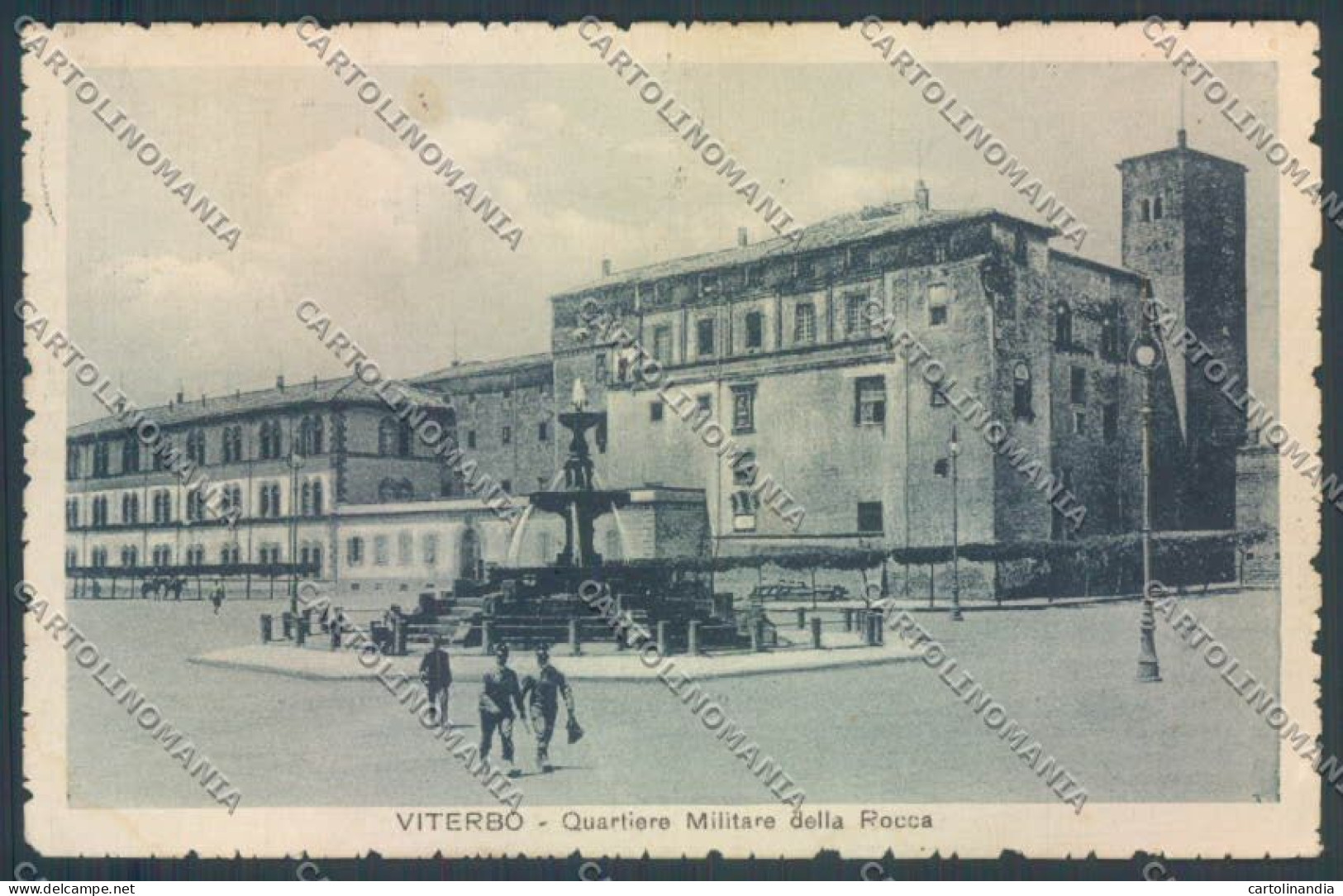 Viterbo Città Quartiere Militare Della Rocca Cartolina ZB7142 - Viterbo