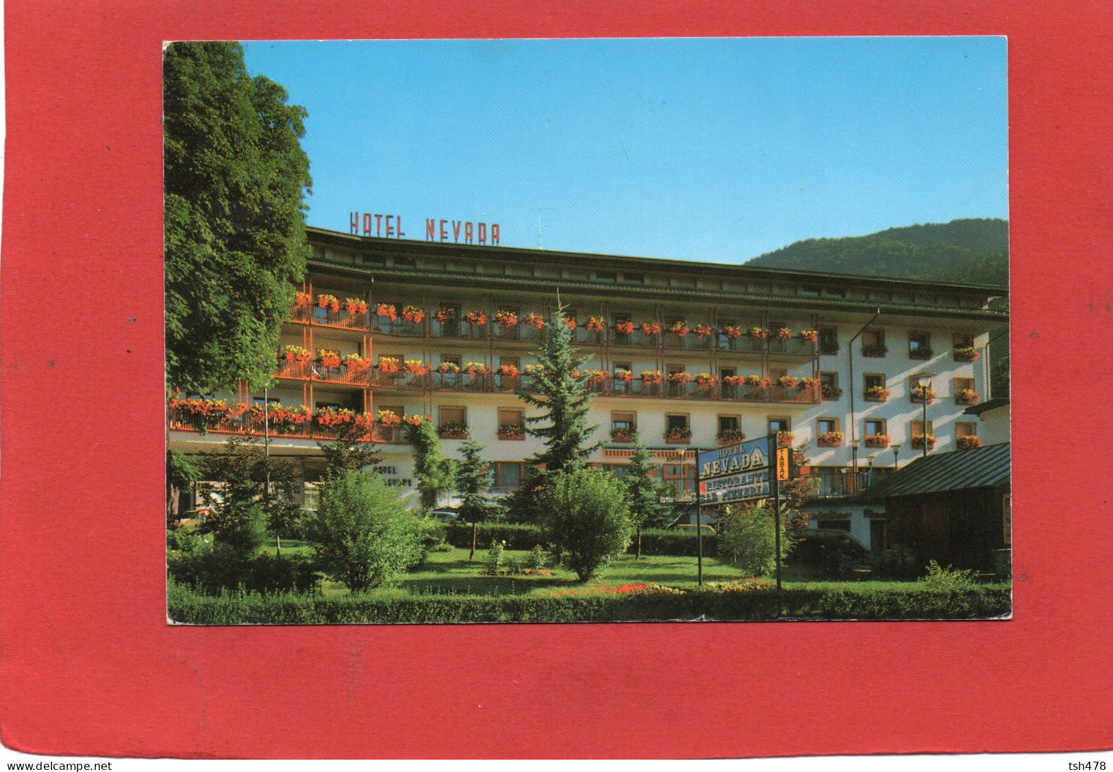 ITALIE---TARVISIO----Hôtel NEVADA--voir 2 Scans - Udine