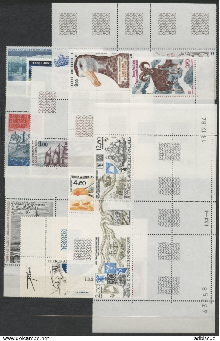 TAAF Poste Aérienne PA N° 80 à 117A COTE 220.15 € Neufs ** (MNH) 3 PHOTOS. TB - Posta Aerea