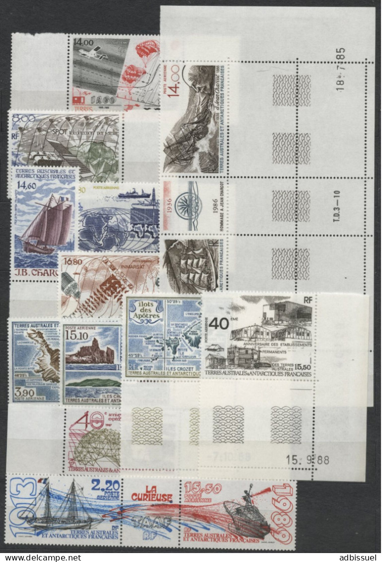 TAAF Poste Aérienne PA N° 80 à 117A COTE 220.15 € Neufs ** (MNH) 3 PHOTOS. TB - Poste Aérienne