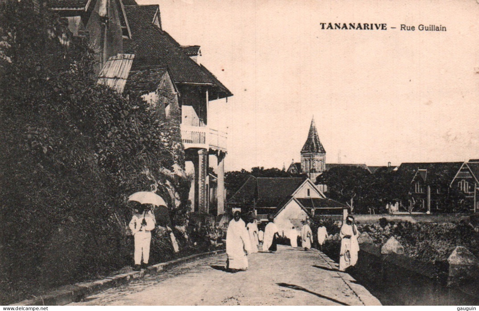 CPA - TANANARIVE - Rue Guillain - Edition Anquetil & Darrieux - Madagaskar
