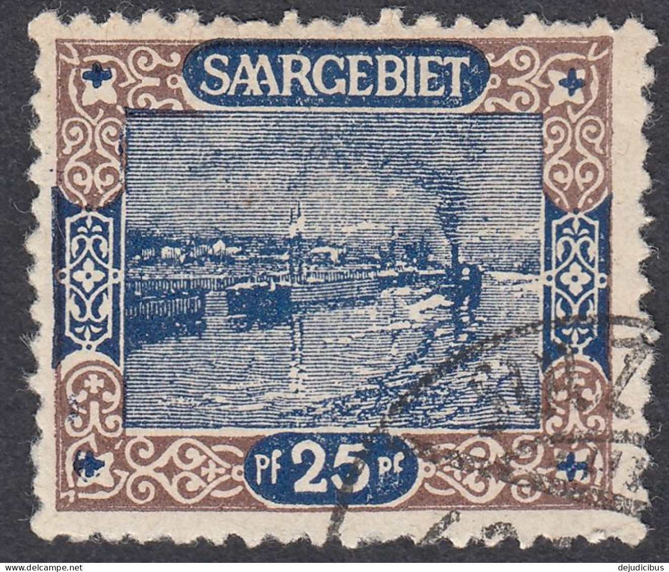 SAAR - SARRE - 1921 - Yvert 56 Usato. - Gebraucht