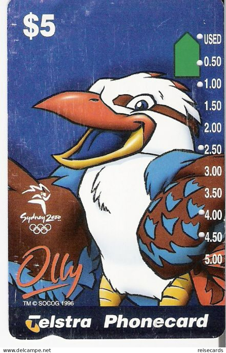 Australia: Telstra - 1997 Olympic Games Sidney 2000, Mascot Olly - Australia