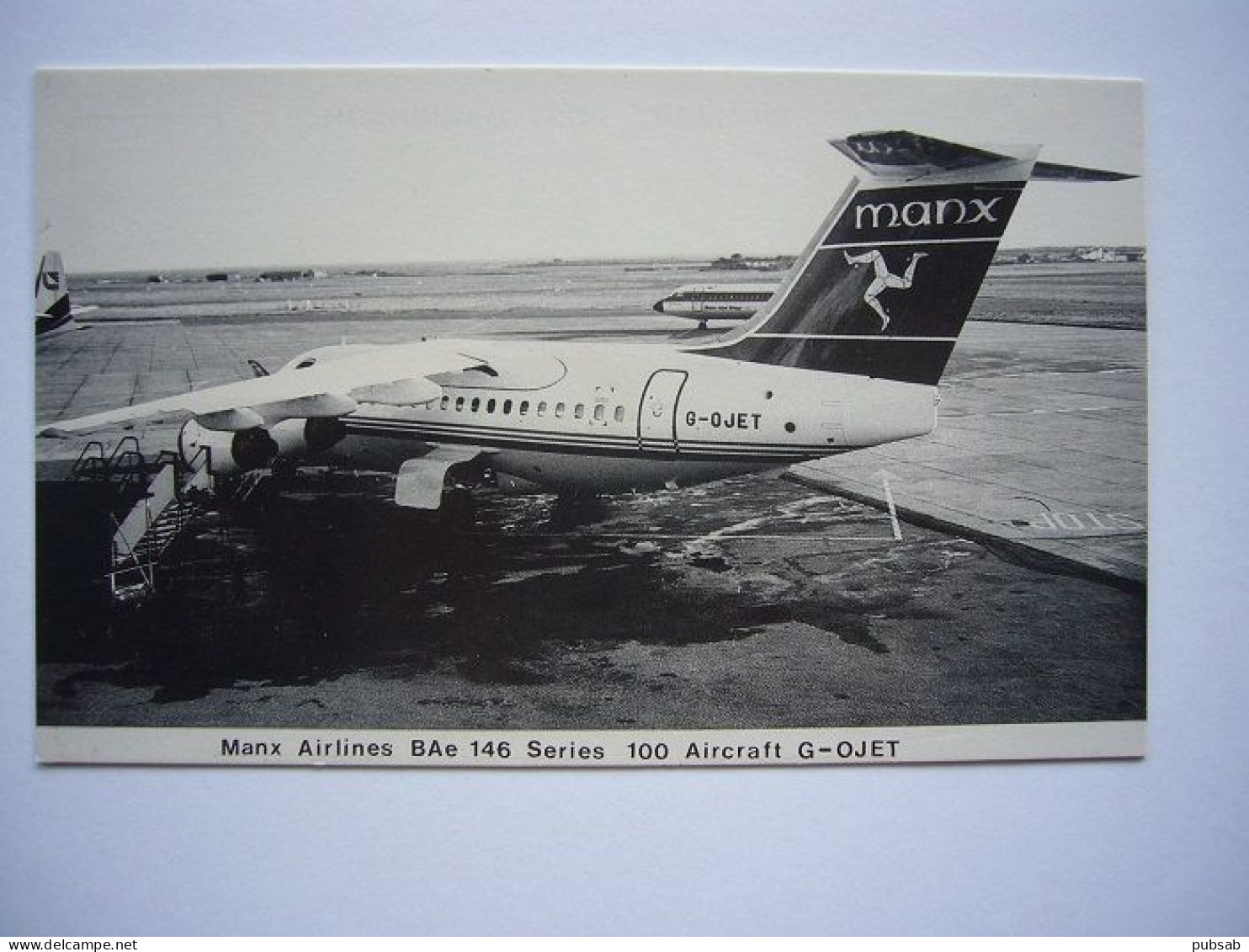 Avion / Airplane / MANX AIRLINES / BAe 146 / Registered As G-OJET - 1946-....: Ere Moderne